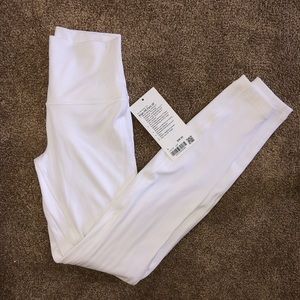 White Lulu Aligns Size 4